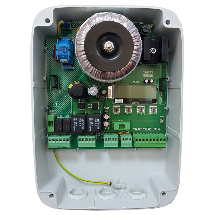 imagen cuadro de control 1 motor de 24Vcc. de hasta 120W