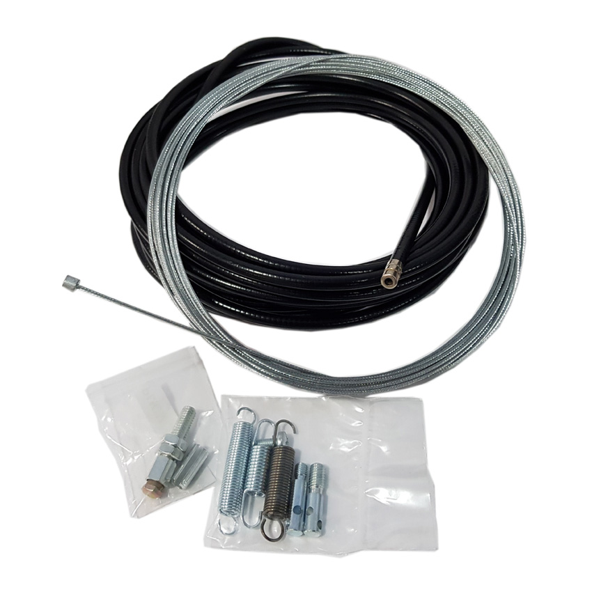 kit de cable matálico para desbloqueo de motor enrollable.