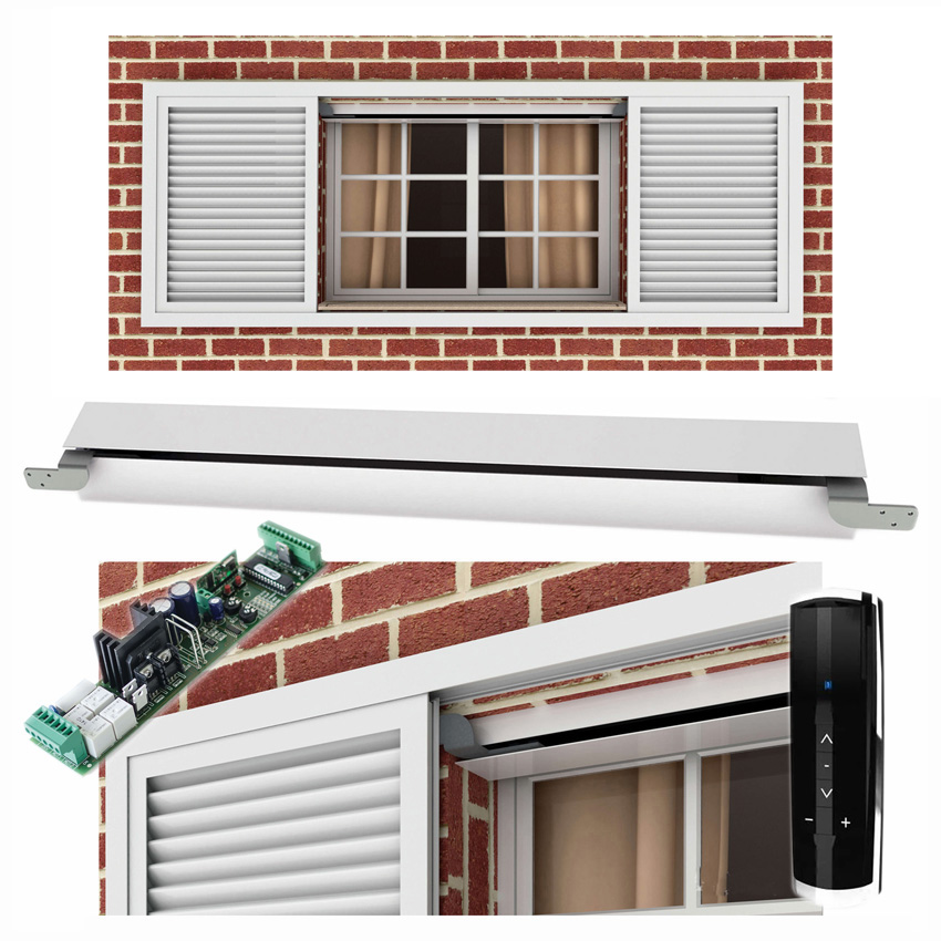 imagen kit motor 24 Vdc de ventana corredera