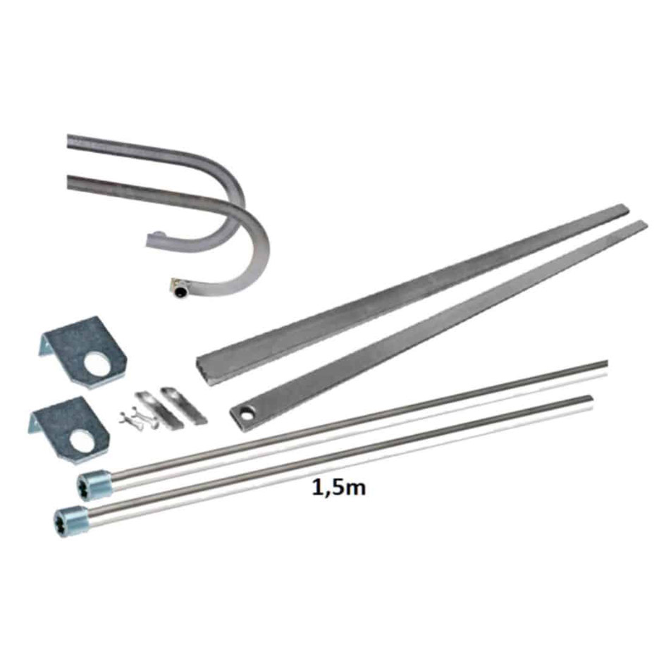 imagen kit brazos telescópicos curvo