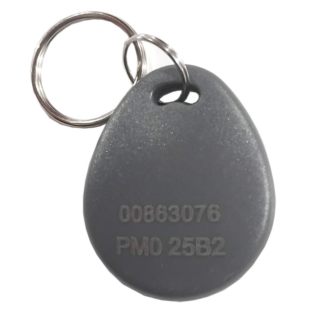 imagen llave de proximidad 13.56KHz. numeradas