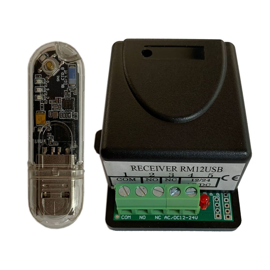 imagen receptor bluetooth + llave USB