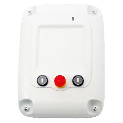 imagen tapa de caja cuadro control 3 pulsadores