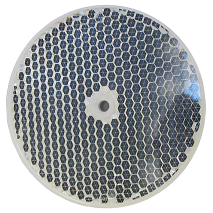 imagen de catadióptrico de ø80 mm.